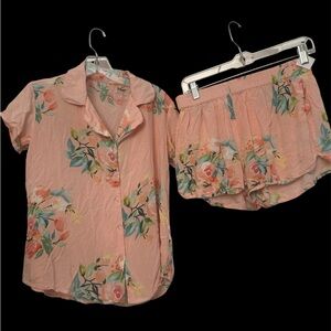 Floral Pink Pajama Set